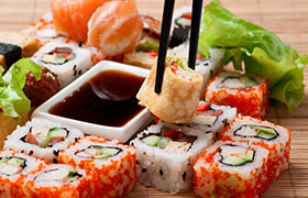 Comida Japonesa e Peixes