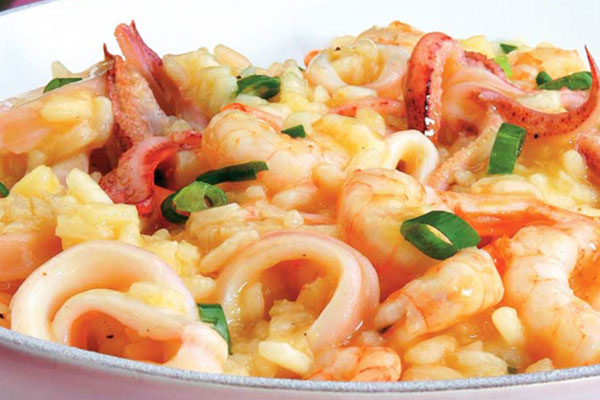 Risoto de Frutos do Mar Cítrico