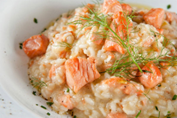Risoto de Salmão