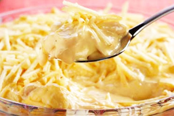 Delícia de frango com batata